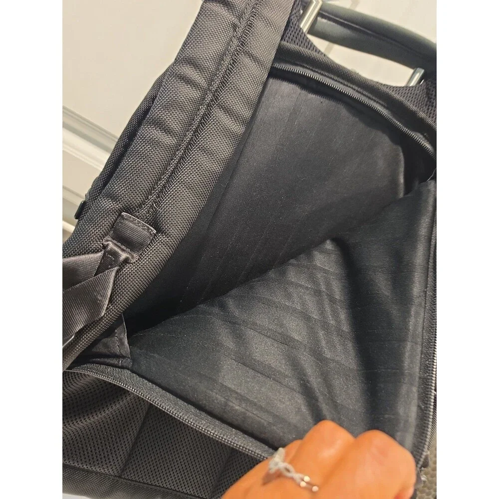 TUMI Alpha Slim Solutions Brief Pack 26172DH Black Nylon Backpack
